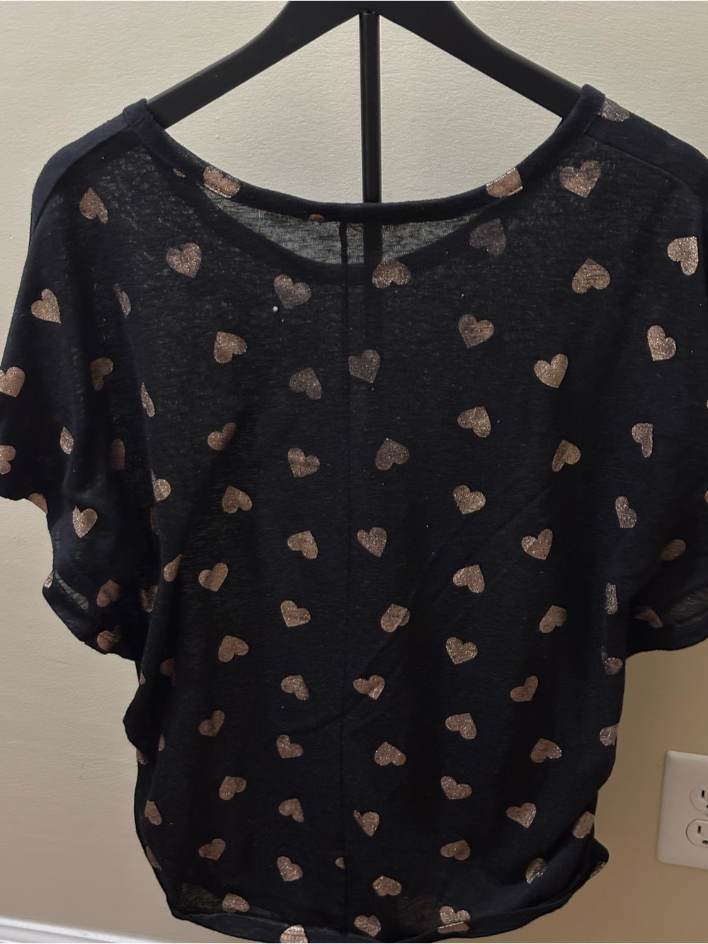 The Lot Of 2 Rouge Collection Glam Red & Black Gold Top in 3X size - Picture 9 of 9